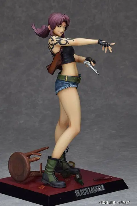 Original Character 1/6 Black Lagoon Revy Two Hand 2022 Ver. B PVC szobor figura 26 cm termékfotó