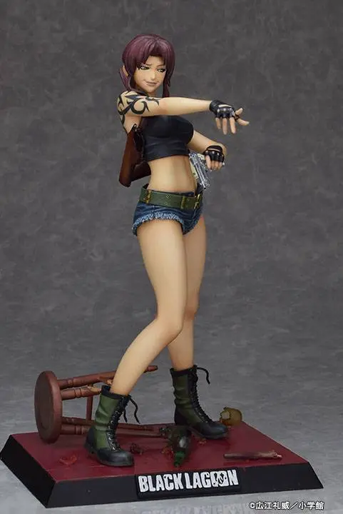 Original Character 1/6 Black Lagoon Revy Two Hand 2022 Ver. B PVC szobor figura 26 cm termékfotó