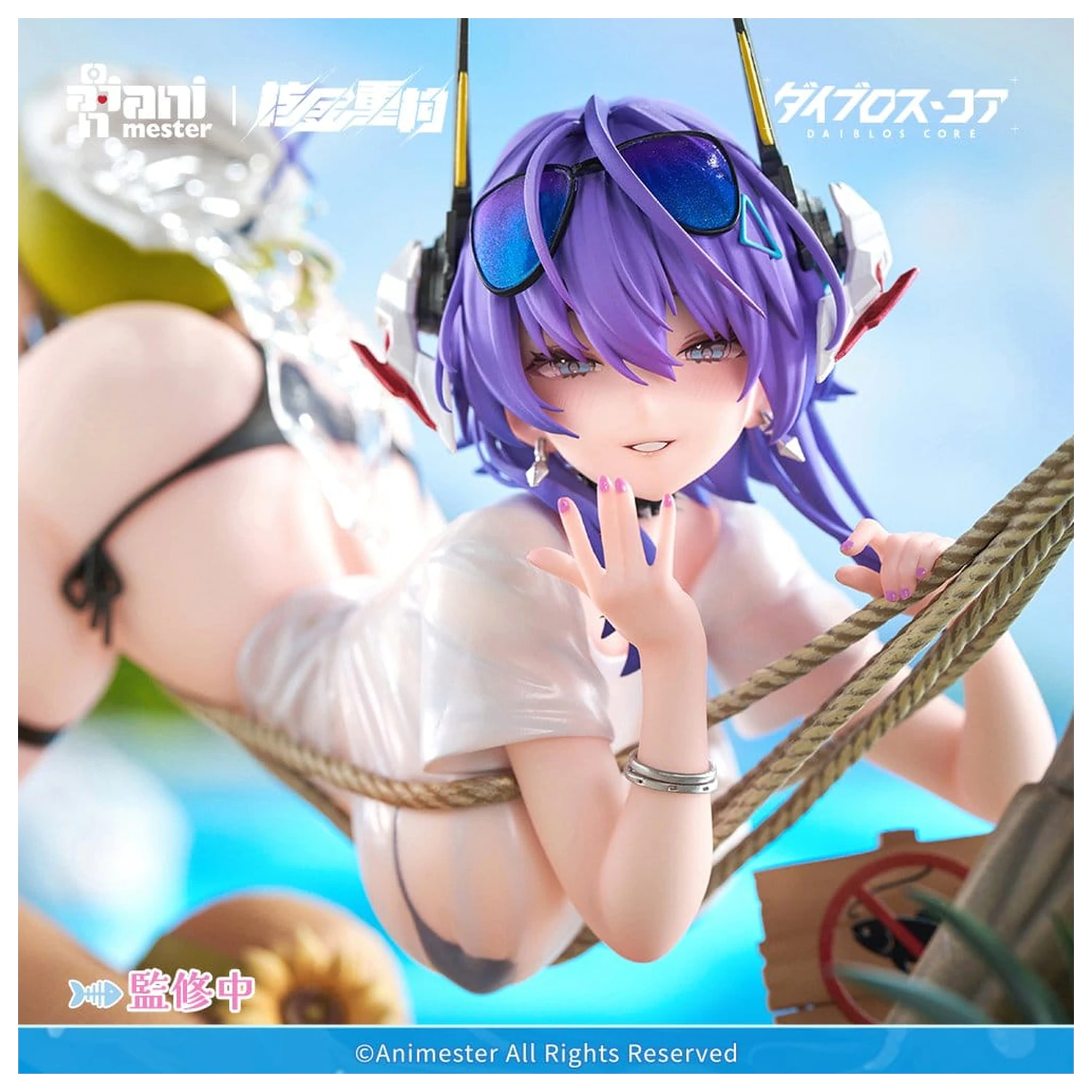 Original Character 1/6 Bright Summer Barbera·Red illustration by DaiblosCore PVC figura 14 cm termékfotó