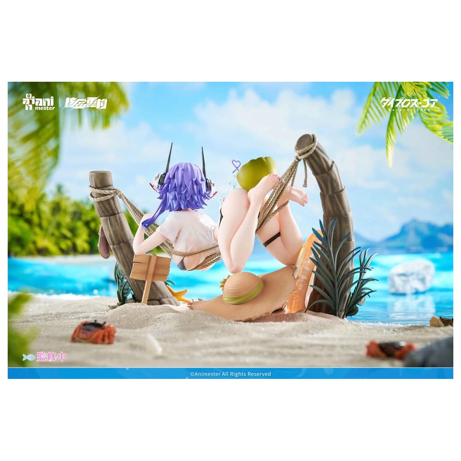 Original Character 1/6 Bright Summer Barbera·Red illustration by DaiblosCore PVC figura 14 cm termékfotó