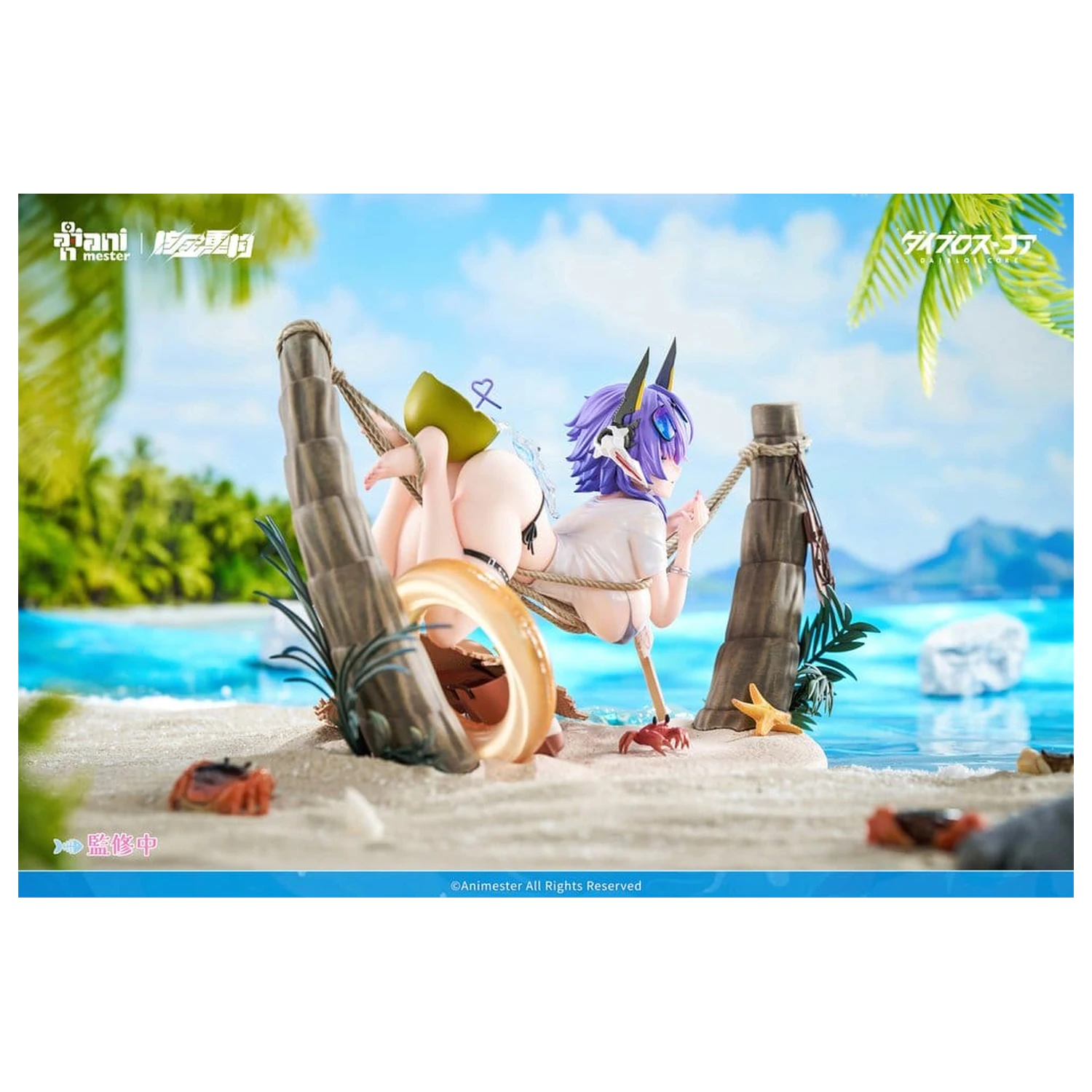 Original Character 1/6 Bright Summer Barbera·Red illustration by DaiblosCore PVC figura 14 cm termékfotó