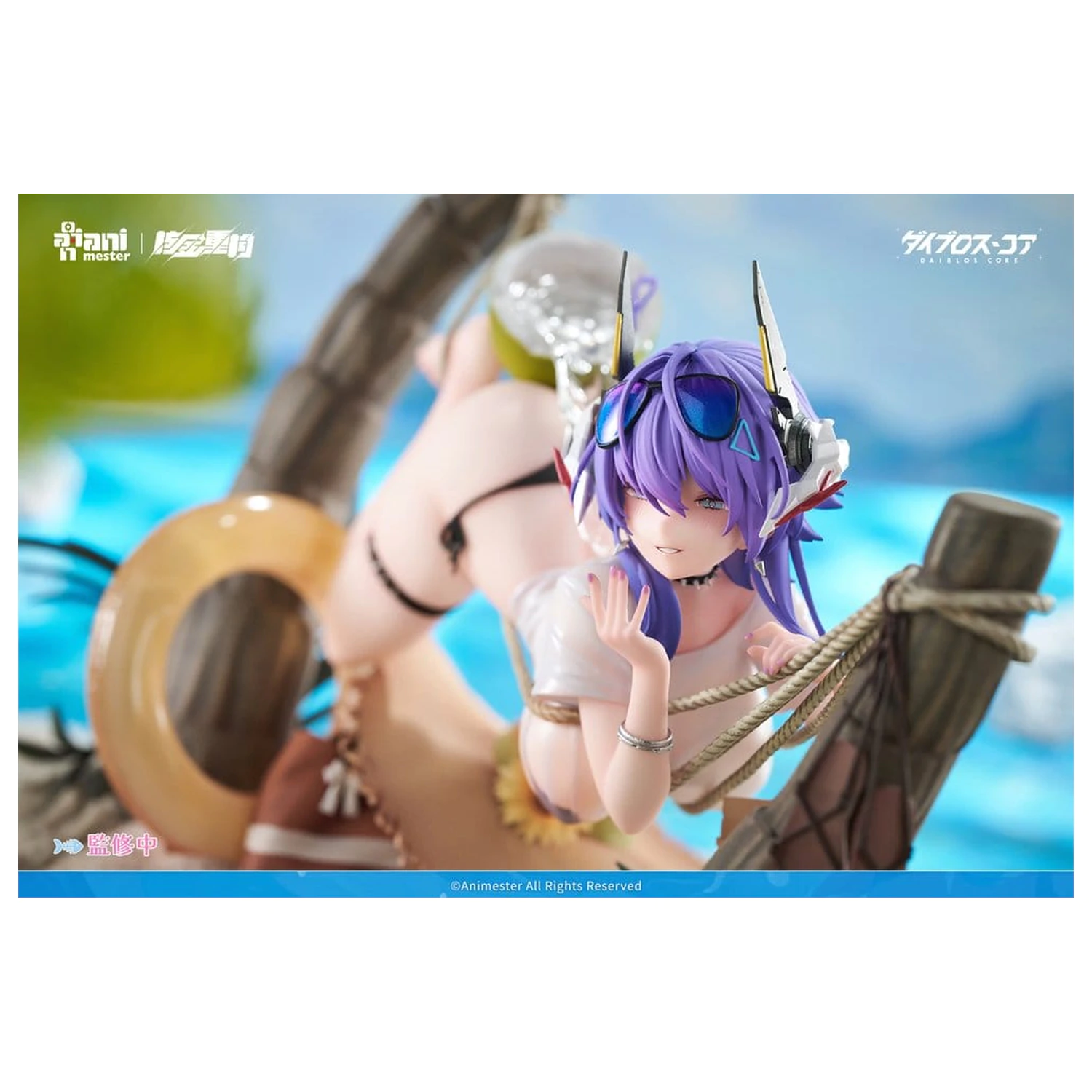 Original Character 1/6 Bright Summer Barbera·Red illustration by DaiblosCore PVC figura 14 cm termékfotó