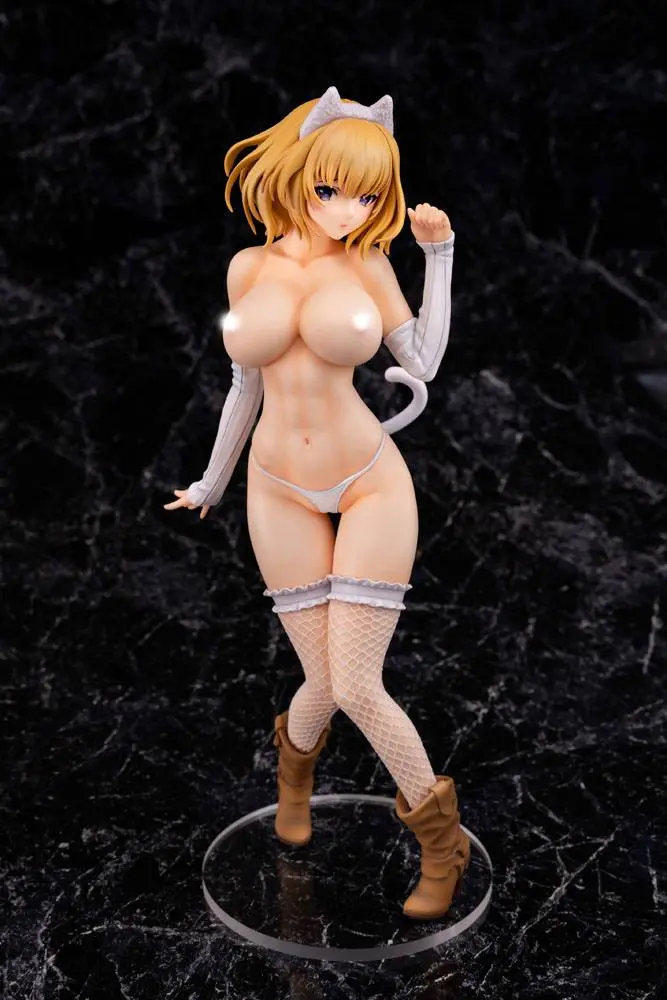 Original Character 1/6 Cat Girl Shironeko Chan PVC szobor figura 26 cm termékfotó
