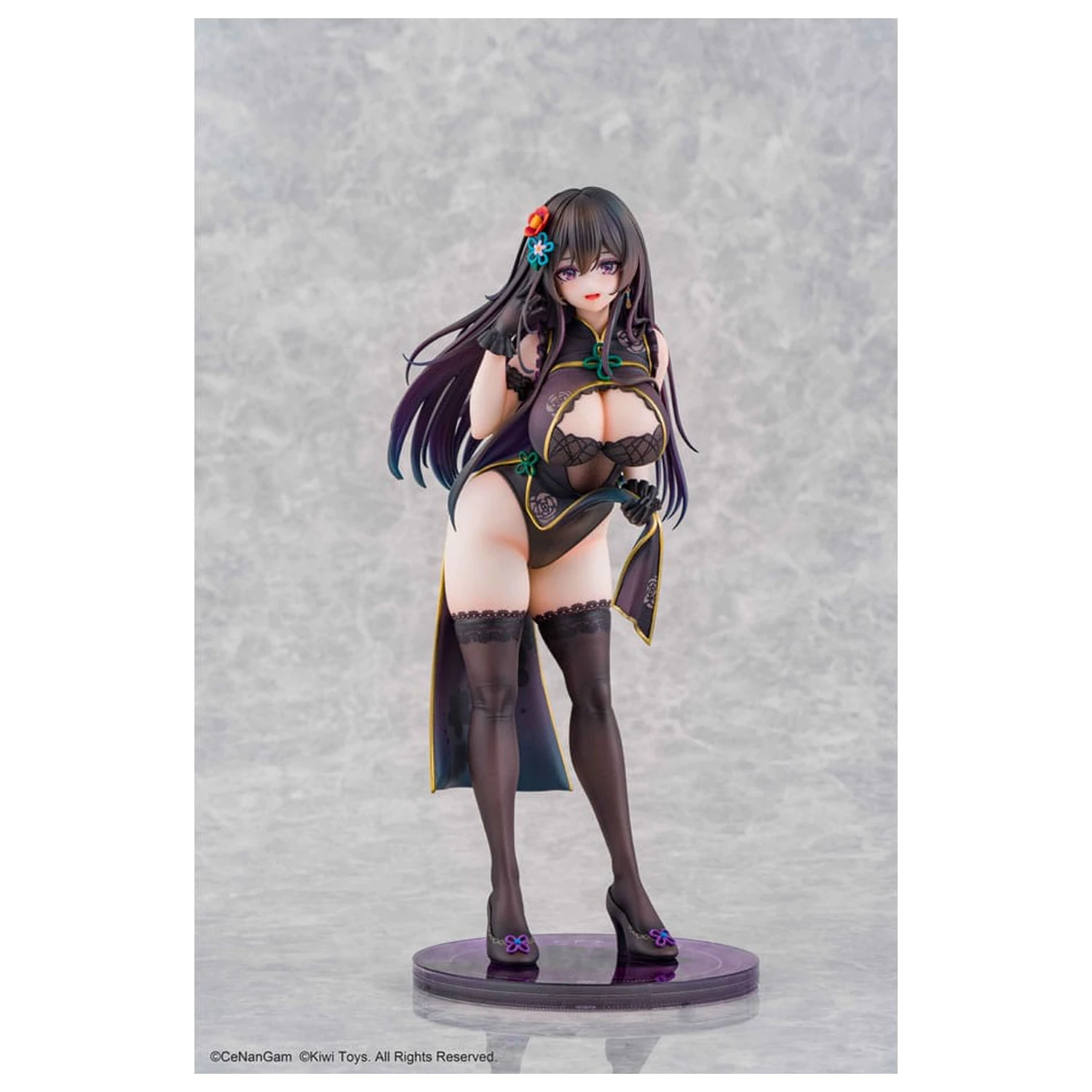 Original Character 1/6 China Dress Nyan Deluxe Version PVC szobor figura 26 cm termékfotó