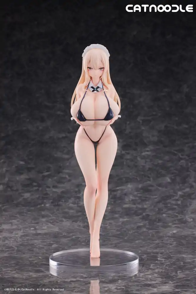 Original Character 1/6 Dosukebe Bikini wo Kitekureru Juujun na Maid-san Illustration by Himuka Yuzuki PVC szobor figura 27 cm termékfotó
