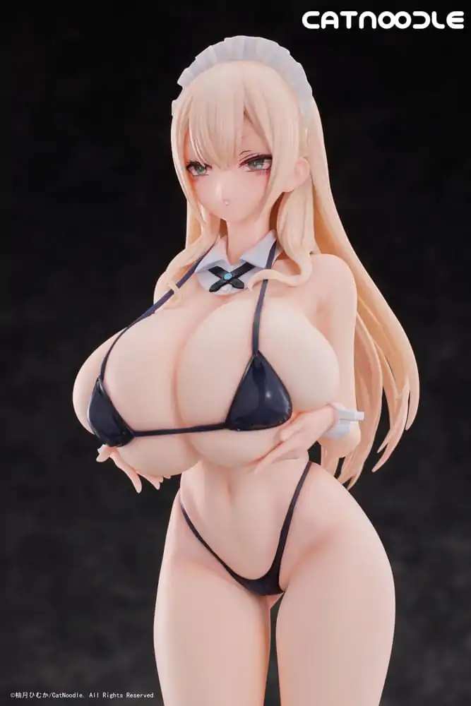 Original Character 1/6 Dosukebe Bikini wo Kitekureru Juujun na Maid-san Illustration by Himuka Yuzuki PVC szobor figura 27 cm termékfotó