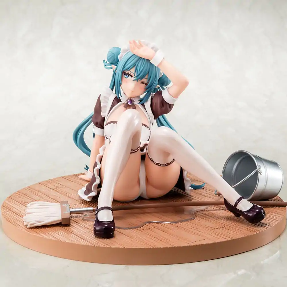 Original Character 1/6 Elf Maid's Sexual Servicing Lime PVC szobor figura 17 cm termékfotó