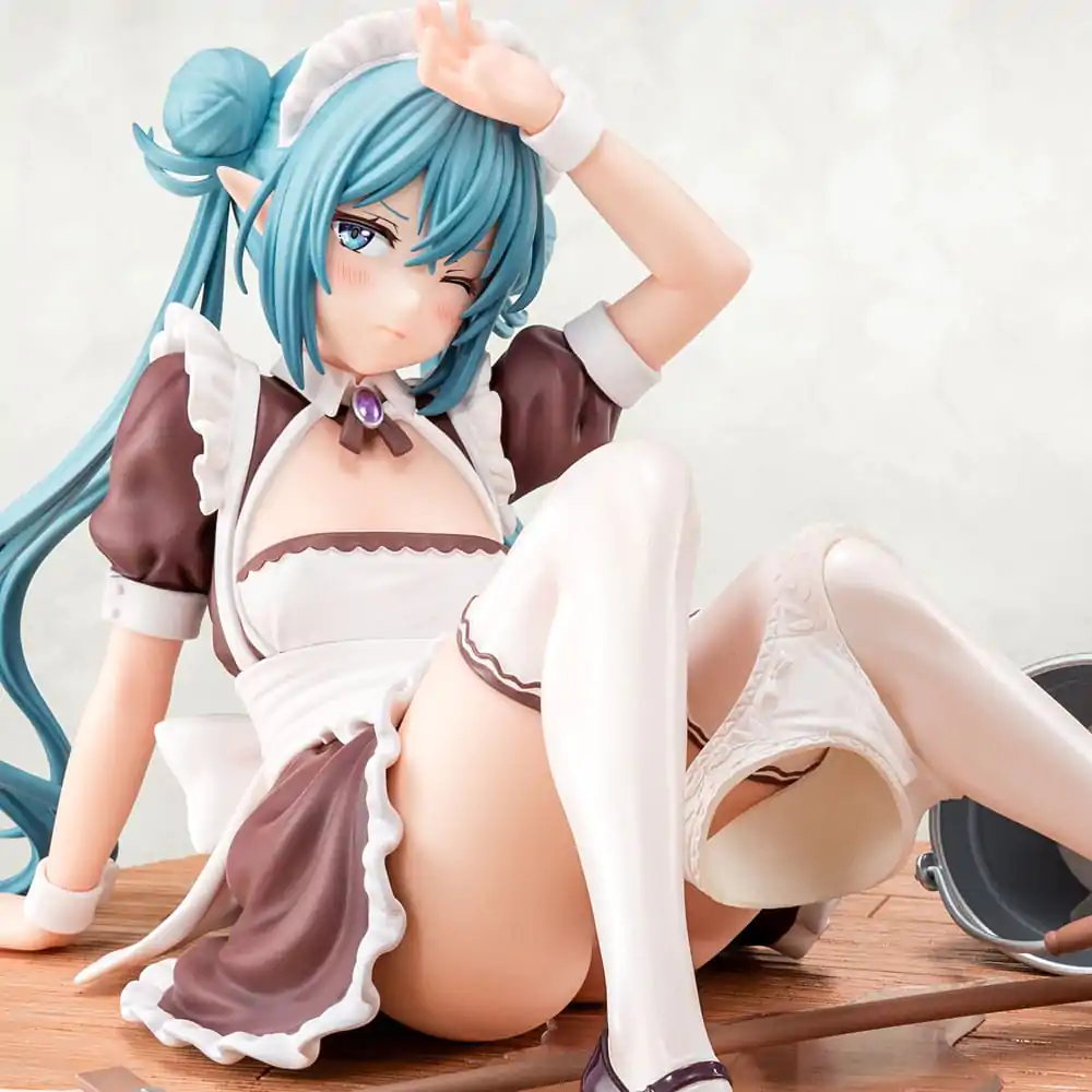 Original Character 1/6 Elf Maid's Sexual Servicing Lime PVC szobor figura 17 cm termékfotó