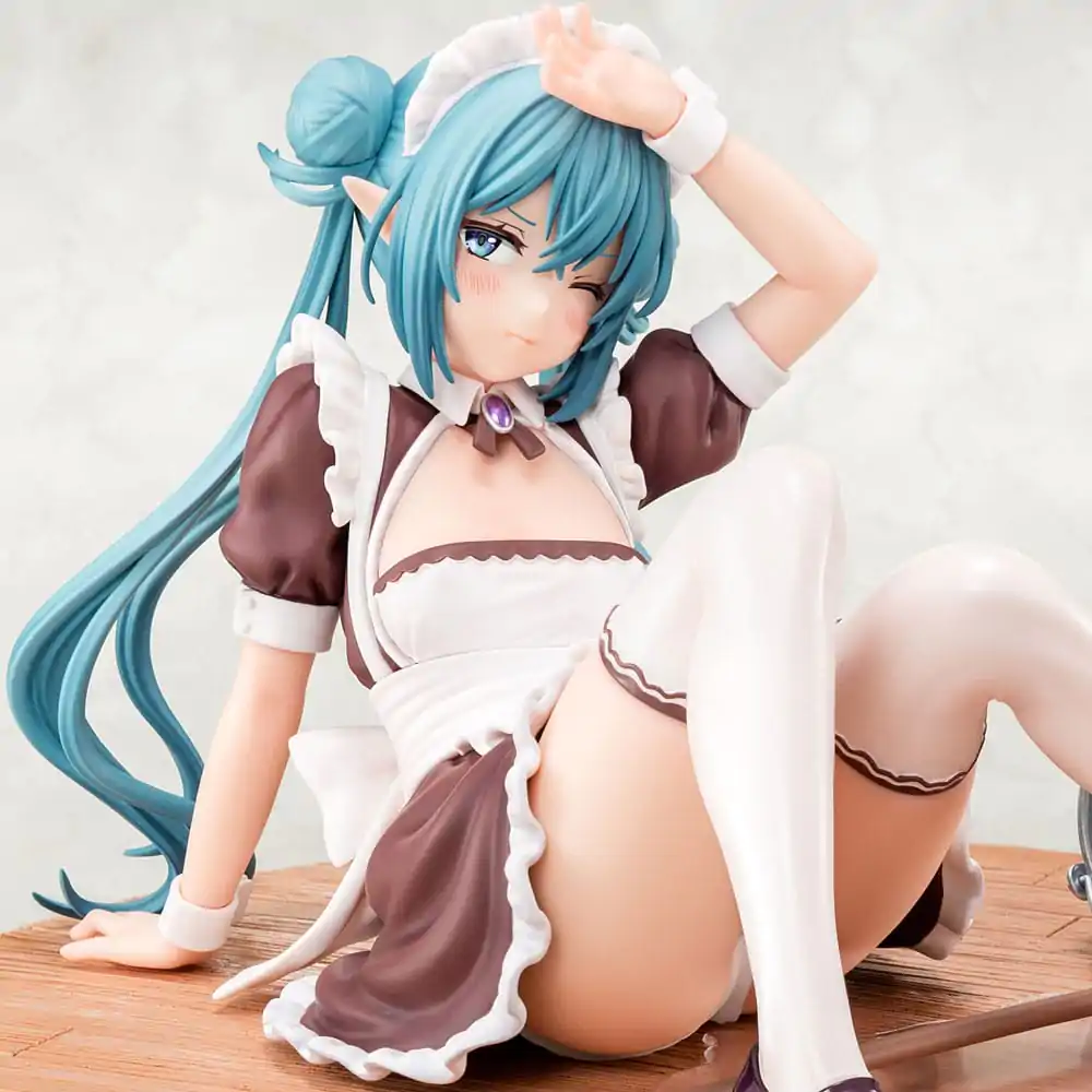 Original Character 1/6 Elf Maid's Sexual Servicing Lime PVC szobor figura 17 cm termékfotó