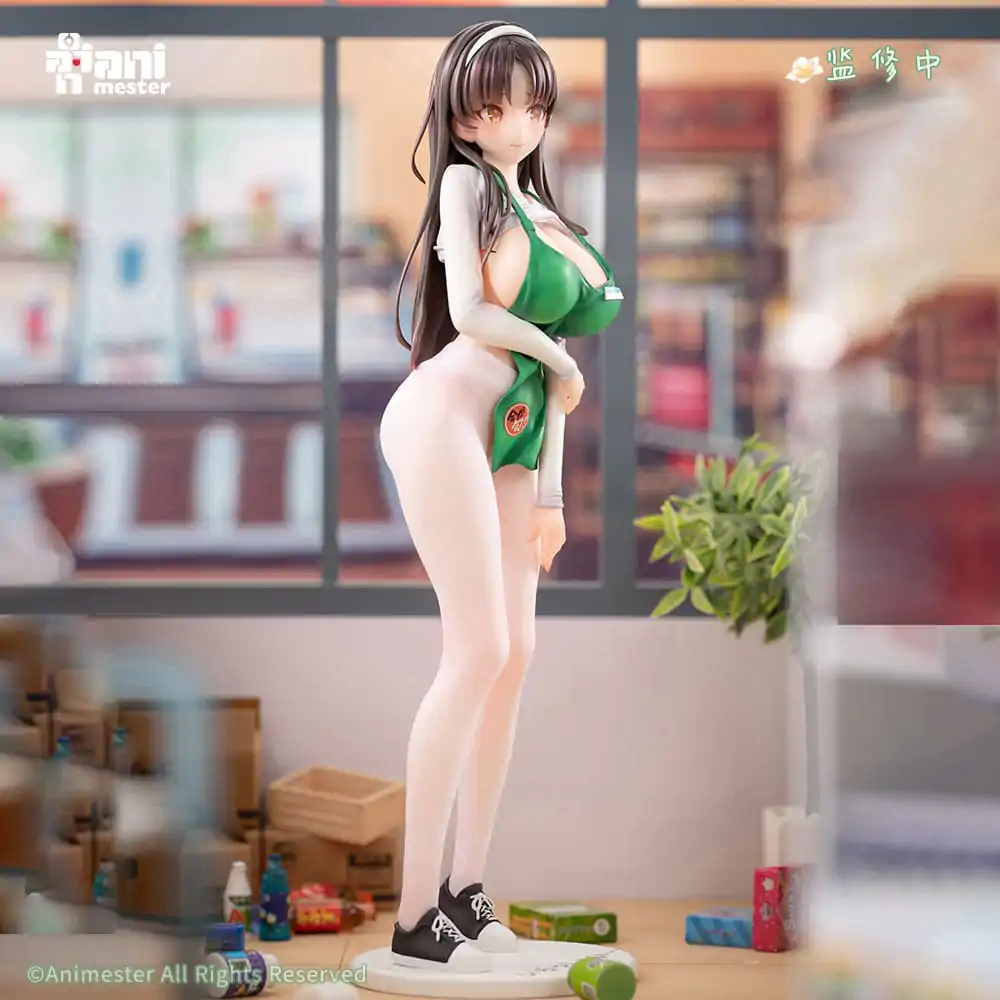 Original Character 1/6 First Business! Mari Hanamiya the Gentle Shop Assistant illustration by POPQN szobor figura 28 cm  termékfotó