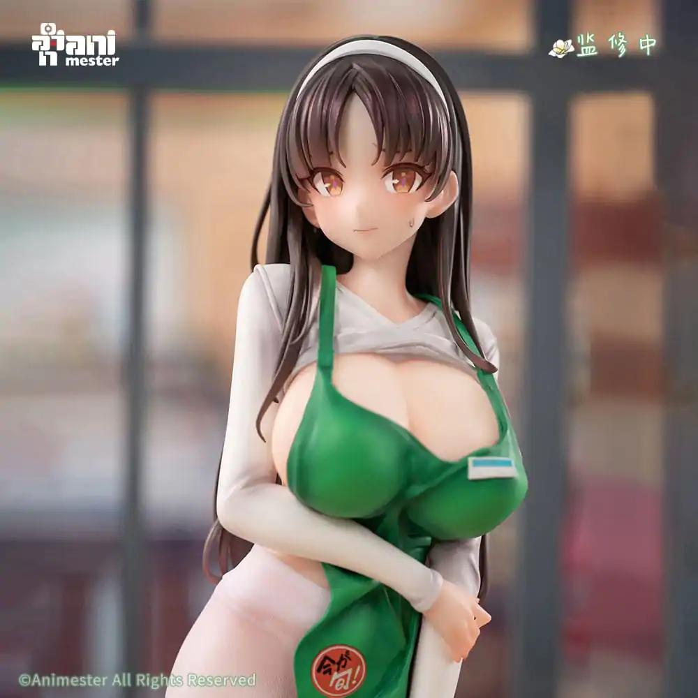 Original Character 1/6 First Business! Mari Hanamiya the Gentle Shop Assistant illustration by POPQN szobor figura 28 cm  termékfotó
