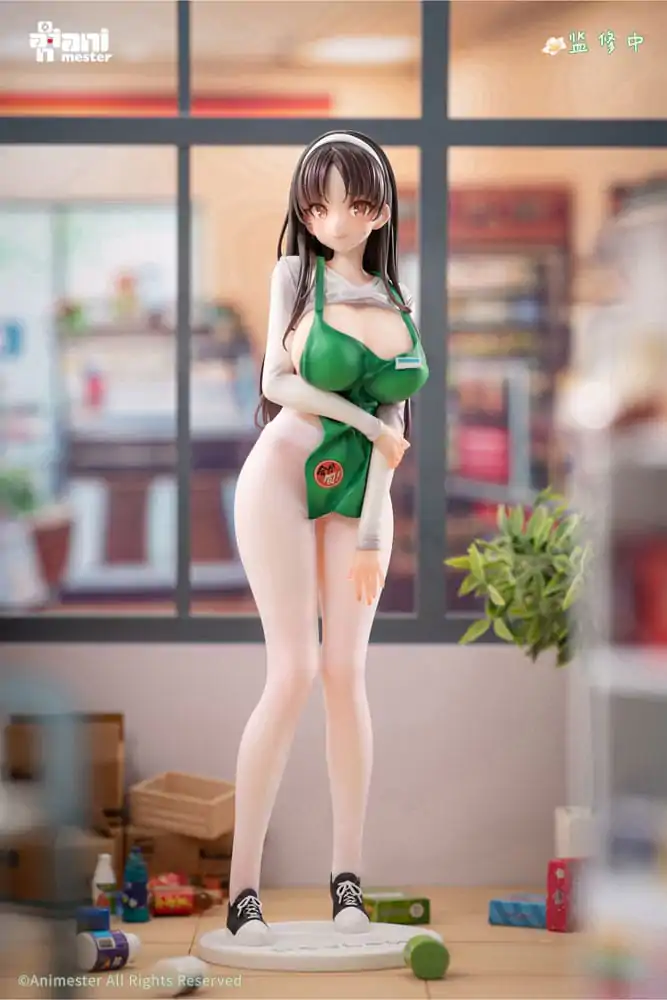 Original Character 1/6 First Business! Mari Hanamiya the Gentle Shop Assistant illustration by POPQN szobor figura 28 cm  termékfotó