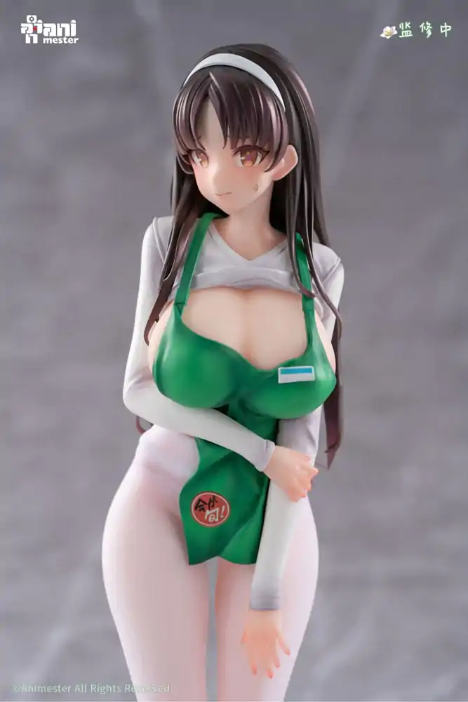Original Character 1/6 First Business! Mari Hanamiya the Gentle Shop Assistant illustration by POPQN szobor figura 28 cm  termékfotó