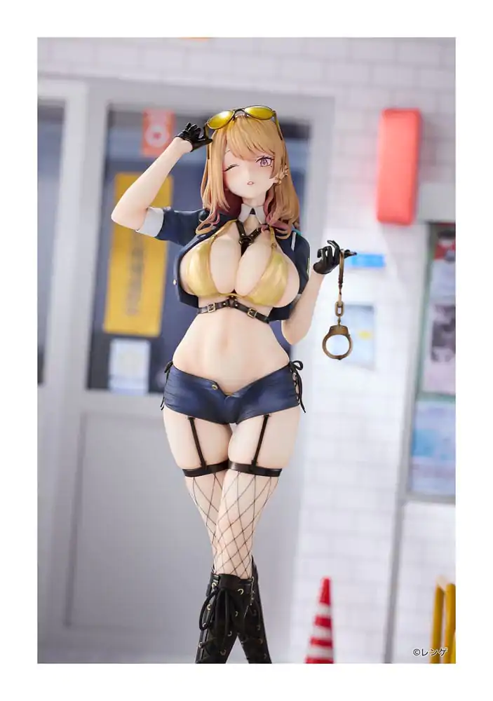 Original Character 1/6 Gal Policewoman Takanashi Arisa Deluxe Edition PVC szobor figura 27 cm termékfotó