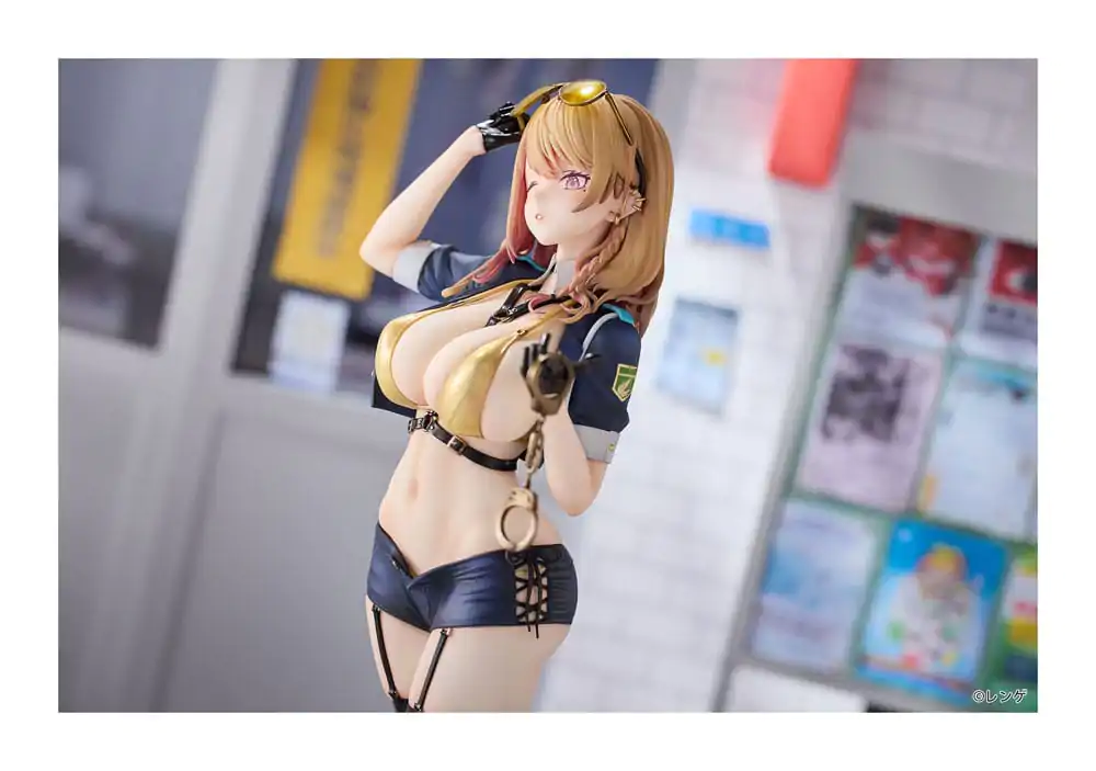 Original Character 1/6 Gal Policewoman Takanashi Arisa Deluxe Edition PVC szobor figura 27 cm termékfotó