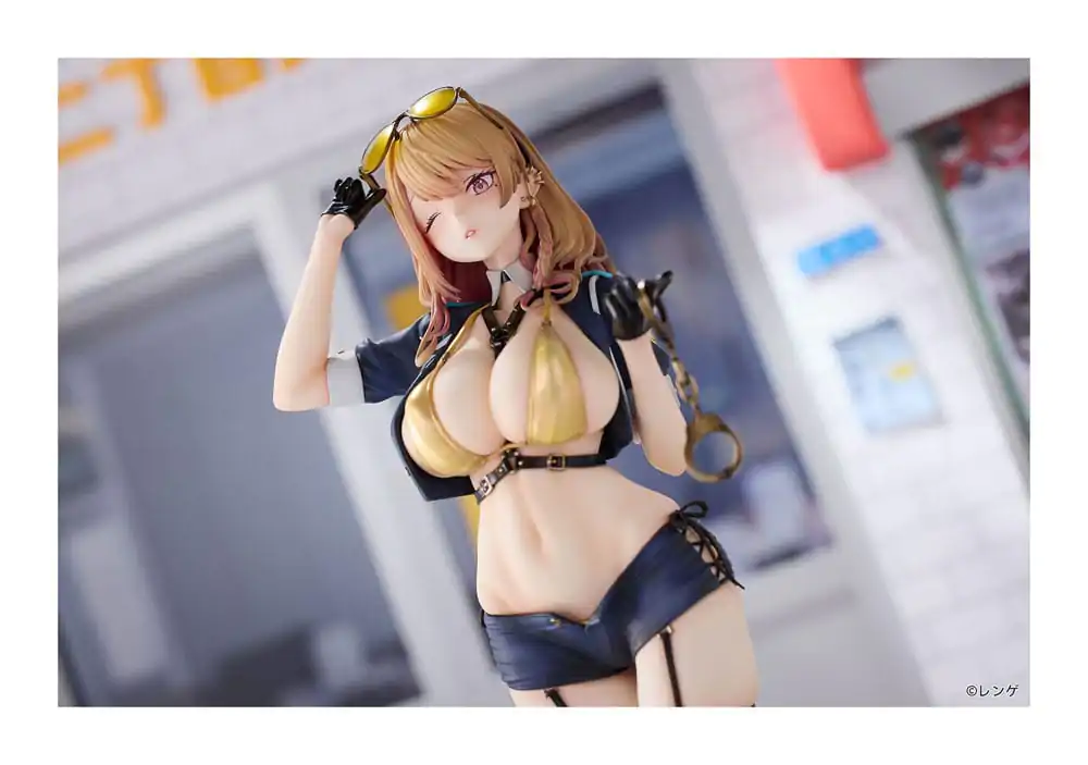 Original Character 1/6 Gal Policewoman Takanashi Arisa Normal Edition PVC szobor figura 27 cm termékfotó