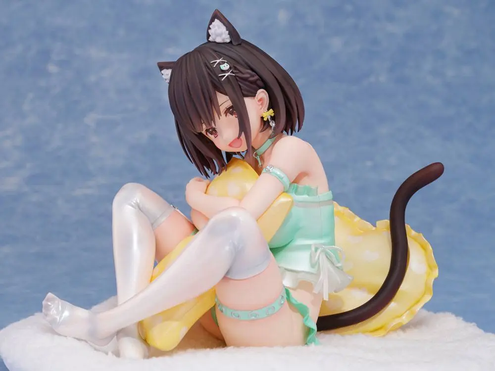 Original Character 1/6 Gaou Ayaka chan Mint Green Ver. PVC szobor figura 14 cm termékfotó