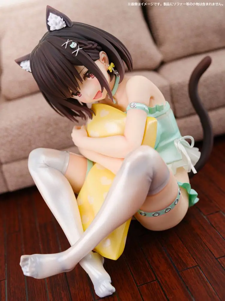 Original Character 1/6 Gaou Ayaka chan Mint Green Ver. PVC szobor figura 14 cm termékfotó