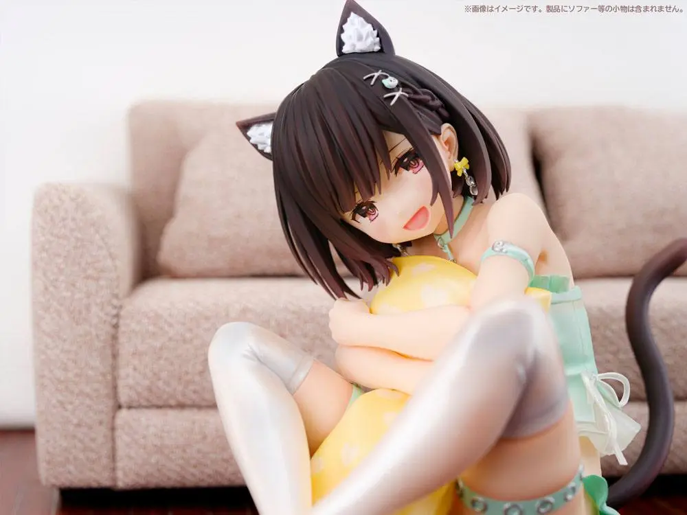 Original Character 1/6 Gaou Ayaka chan Mint Green Ver. PVC szobor figura 14 cm termékfotó