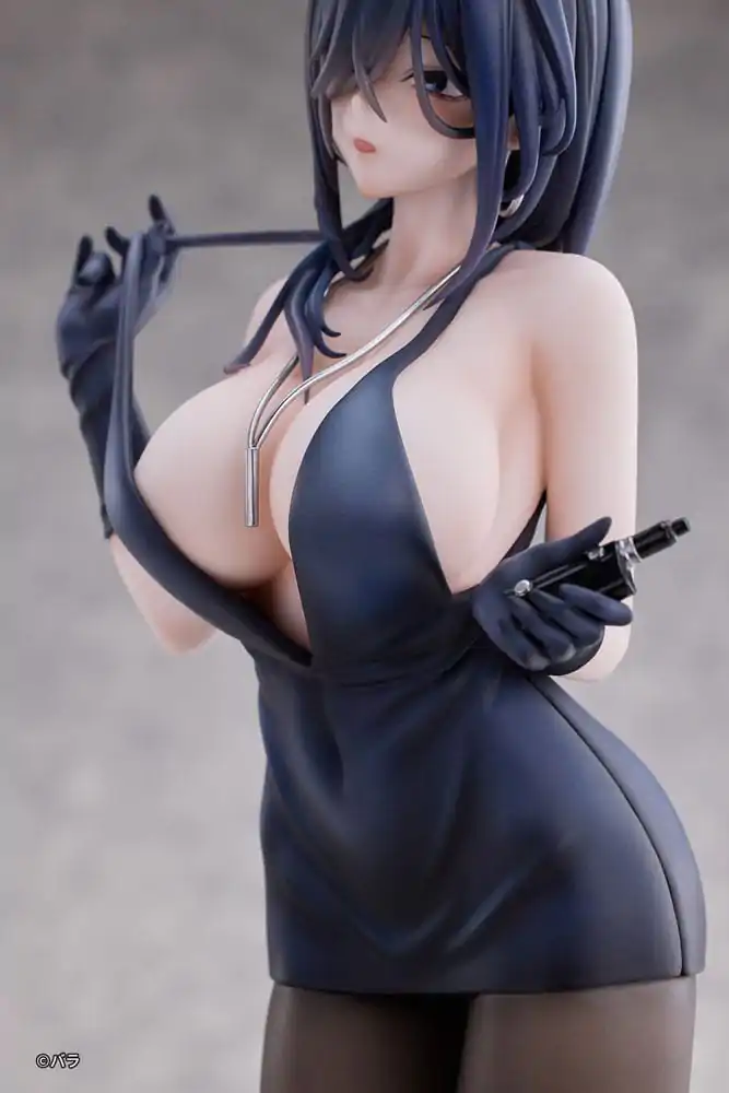 Original Character 1/6 Ishimi Yokoyama Black One-piece Dress Ver. illustration by Bara PVC szobor figura 28 cm termékfotó