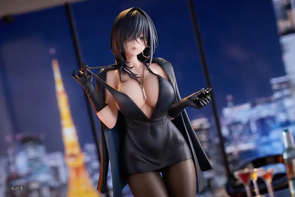 Original Character 1/6 Ishimi Yokoyama Black One-piece Dress Ver. illustration by Bara PVC szobor figura 28 cm termékfotó