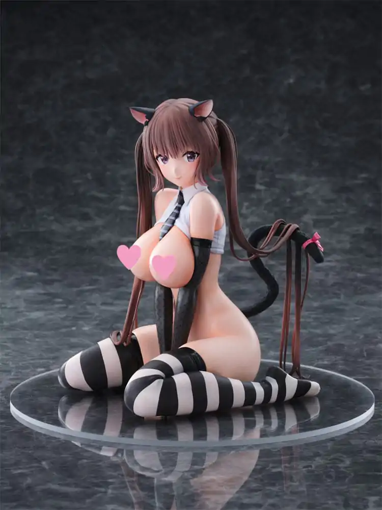 Original Character 1/6 Itazura Cat miumiu Illustrated by Mataro szobor figura 17 cm termékfotó
