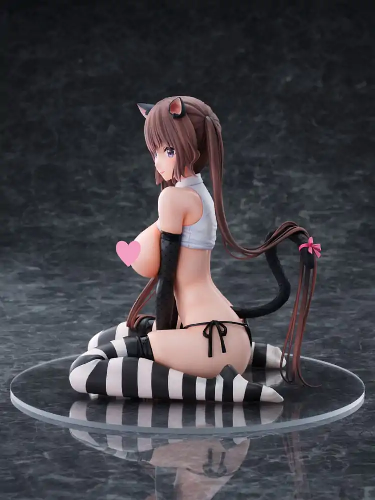 Original Character 1/6 Itazura Cat miumiu Illustrated by Mataro szobor figura 17 cm termékfotó