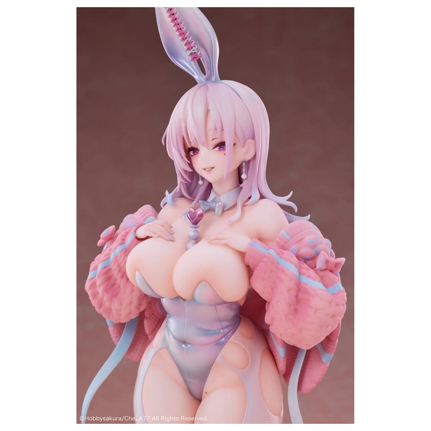 Original Character 1/6 Knit Bunny Girl illustration by CheLA77 PVC szobor figura 30 cm   termékfotó