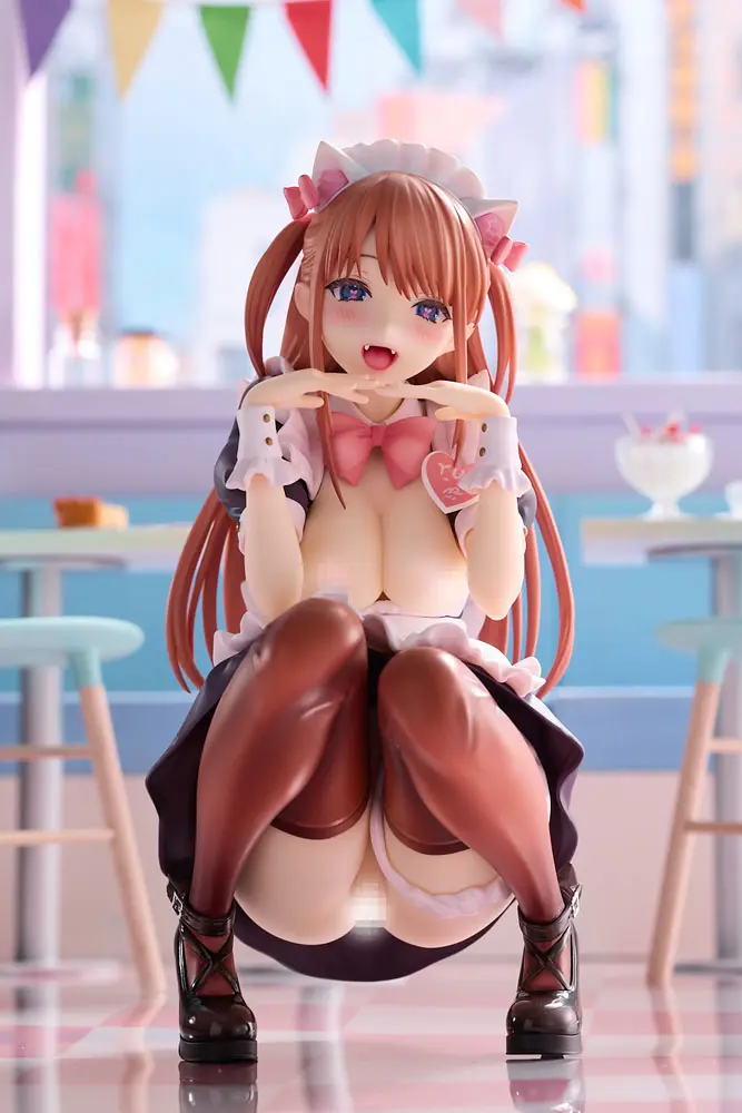 Original Character 1/6 Namatoro Maid Cafe Yui-Chan TPK-012 PVC szobor figura 15 cm termékfotó