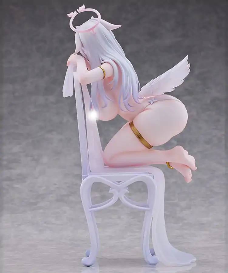 Original Character 1/6 Pure White Angel-chan szobor figura 27 cm termékfotó