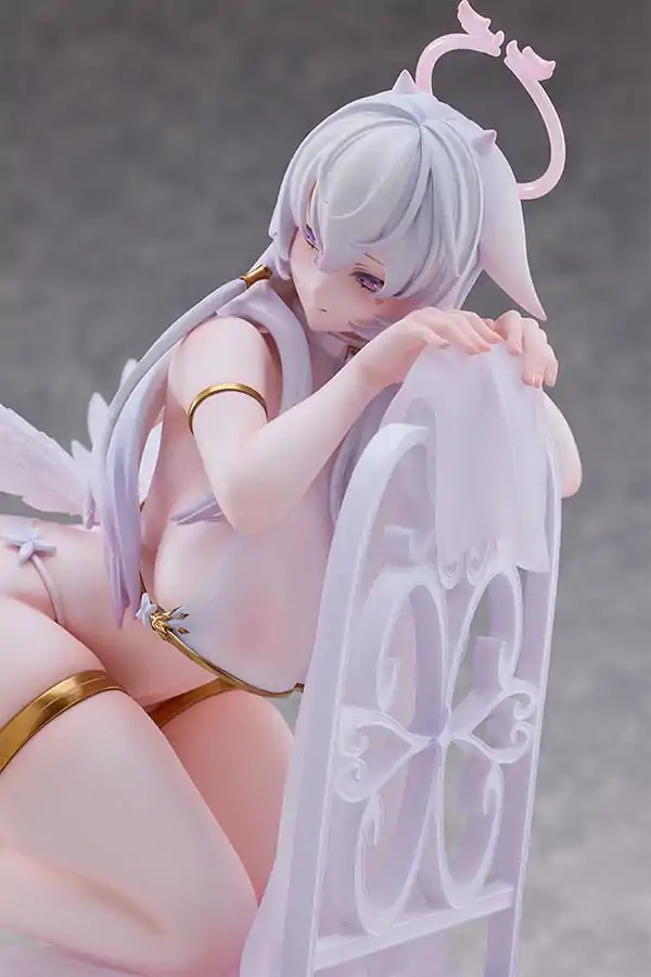 Original Character 1/6 Pure White Angel-chan szobor figura 27 cm termékfotó
