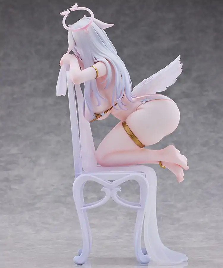 Original Character 1/6 Pure White Angel-chan szobor figura 27 cm termékfotó