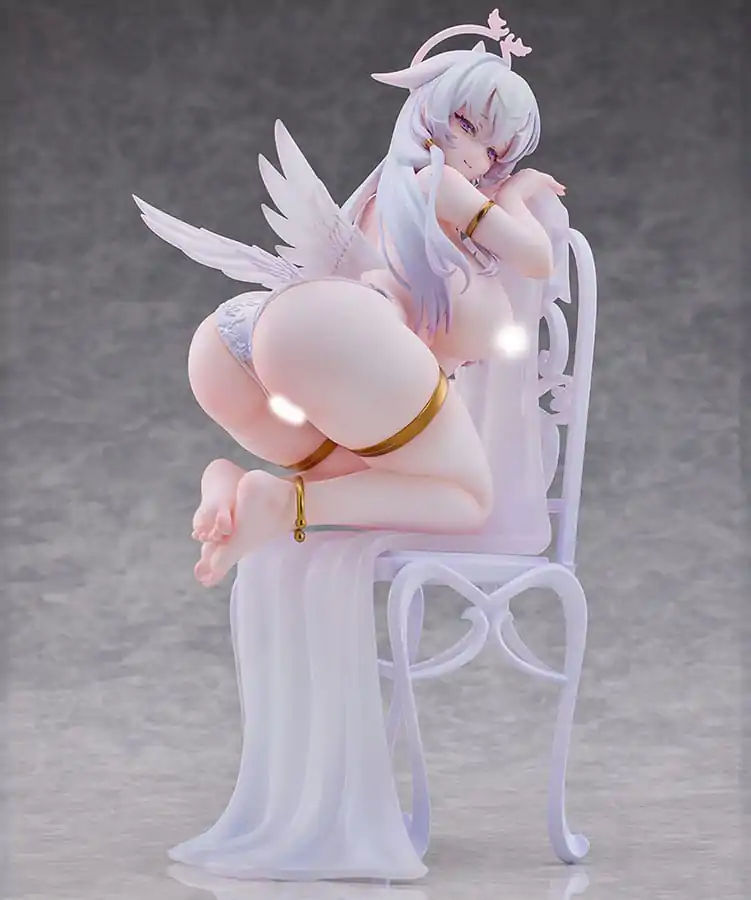 Original Character 1/6 Pure White Angel-chan szobor figura 27 cm termékfotó