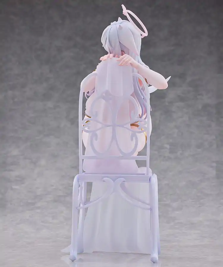 Original Character 1/6 Pure White Angel-chan szobor figura 27 cm termékfotó
