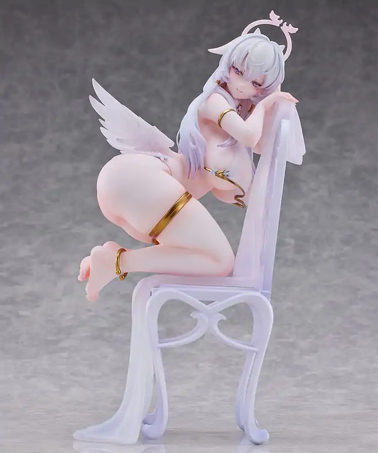 Original Character 1/6 Pure White Angel-chan szobor figura 27 cm termékfotó
