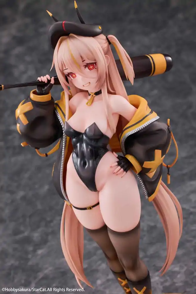 Original Character 1/6 Rainbow Nanohana Hoshi Illustrated by StarCat PVC szobor figura 27 cm termékfotó