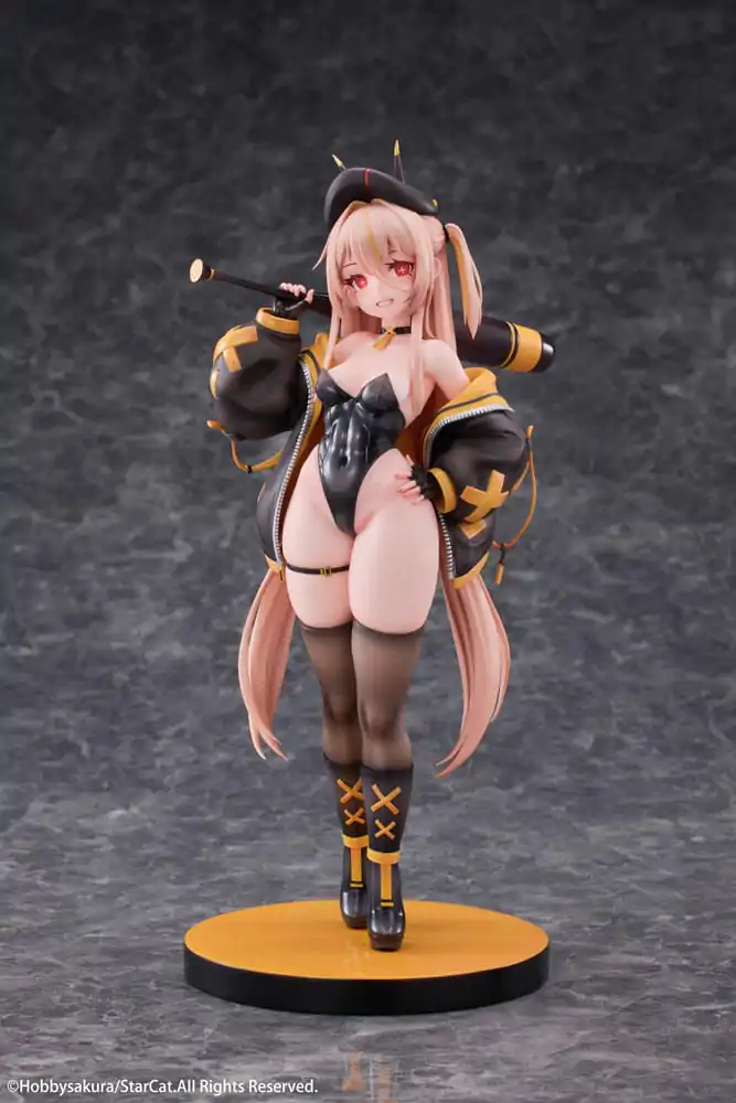 Original Character 1/6 Rainbow Nanohana Hoshi Illustrated by StarCat PVC szobor figura 27 cm termékfotó