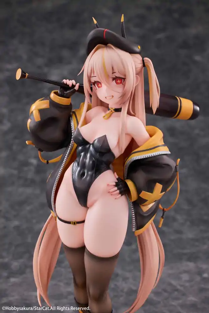 Original Character 1/6 Rainbow Nanohana Hoshi Illustrated by StarCat PVC szobor figura 27 cm termékfotó