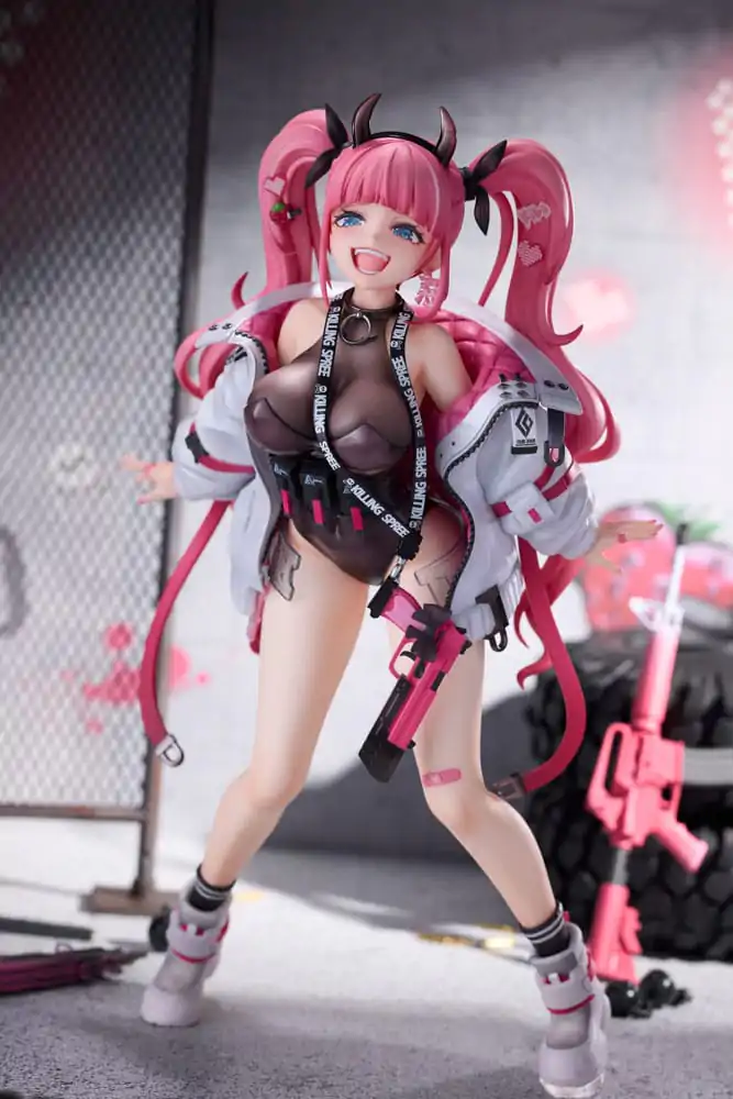 Original Character 1/6 Rampaging Twin-tail Arisa PVC szobor figura 26 cm termékfotó