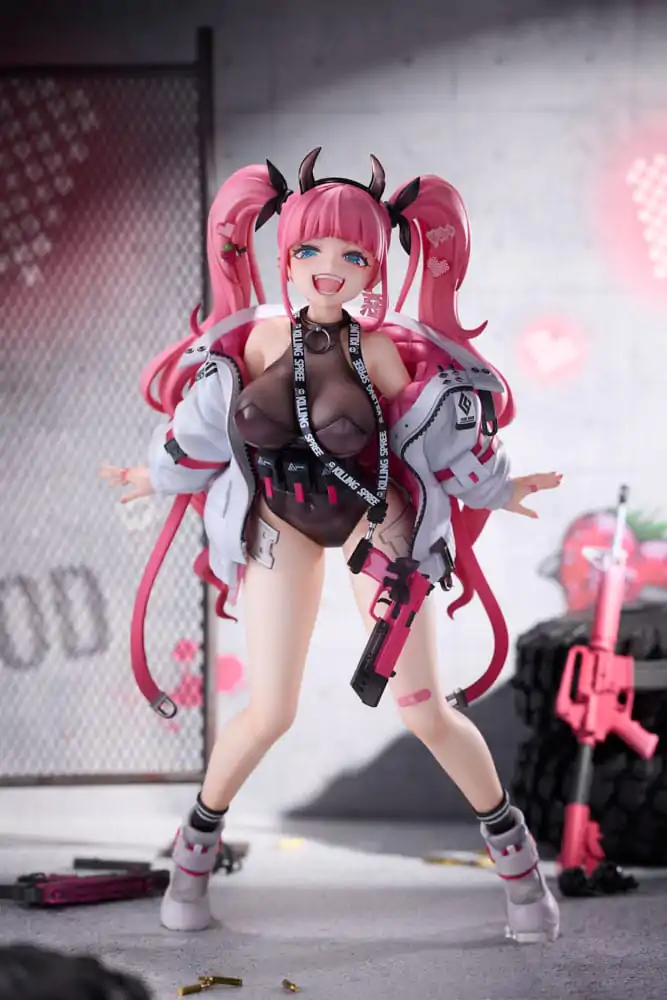 Original Character 1/6 Rampaging Twin-tail Arisa PVC szobor figura 26 cm termékfotó