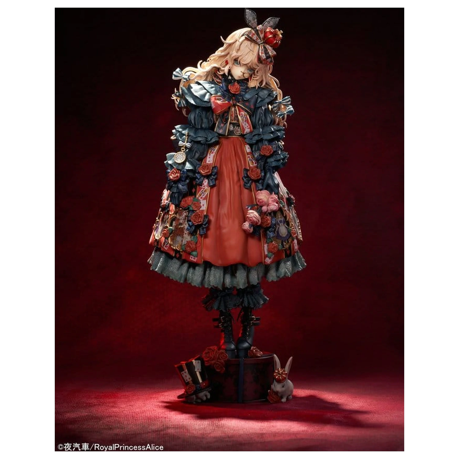 Original Character 1/6 Red Queen and Princess Alice PVC szobor figura 29 cm   termékfotó