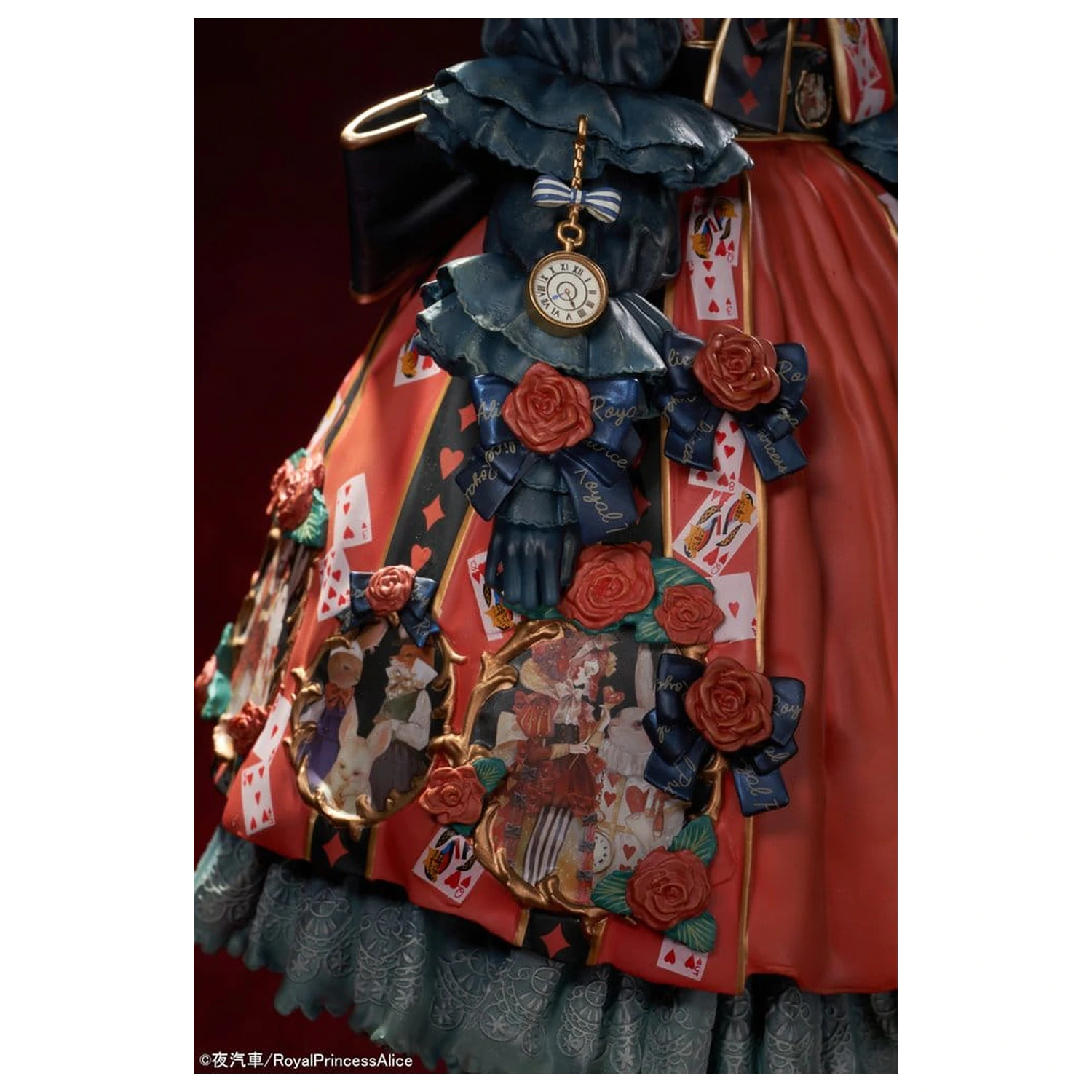 Original Character 1/6 Red Queen and Princess Alice PVC szobor figura 29 cm   termékfotó