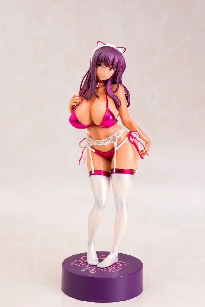 Original Character 1/6 Sakura Kaede Kareshi ni Onegaisarete Cosplay suru Onnanoko PVC szobor figura 26 cm termékfotó