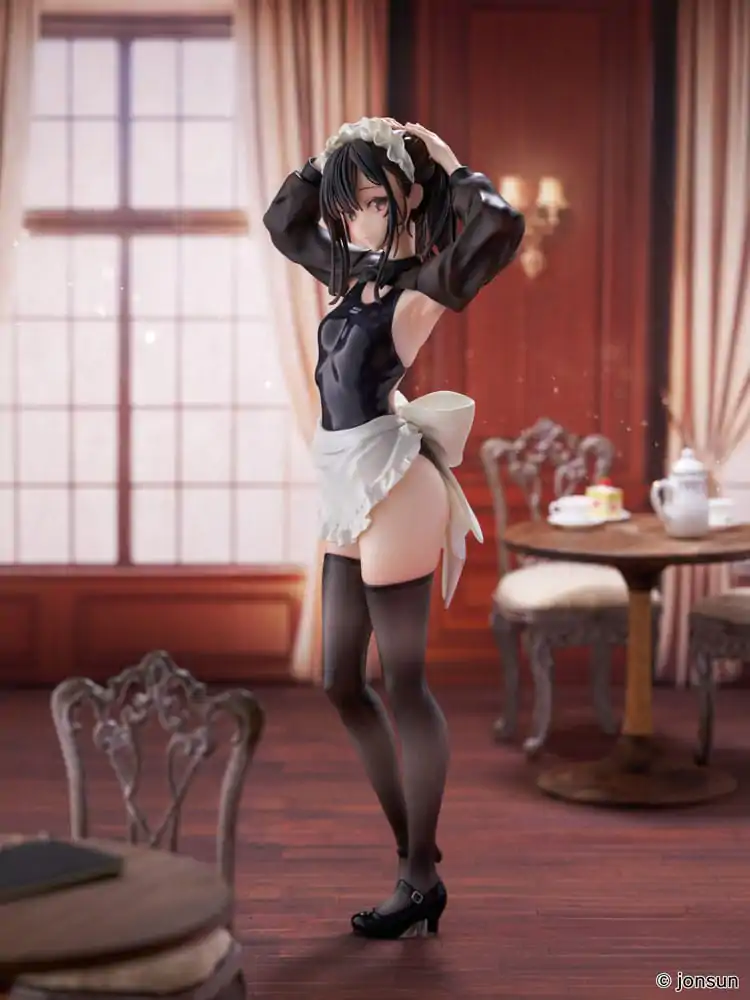 Original Character 1/6 Sakura Shiori Competition Swimsuit Maid PVC szobor figura 27 cm termékfotó