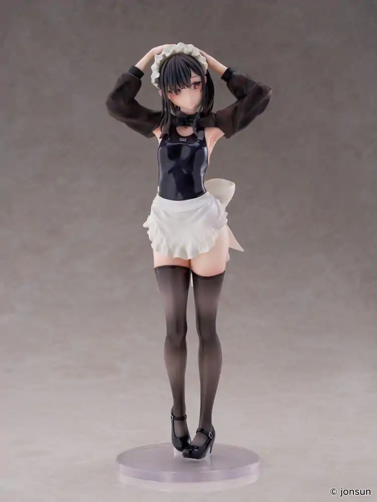 Original Character 1/6 Sakura Shiori Competition Swimsuit Maid PVC szobor figura 27 cm termékfotó