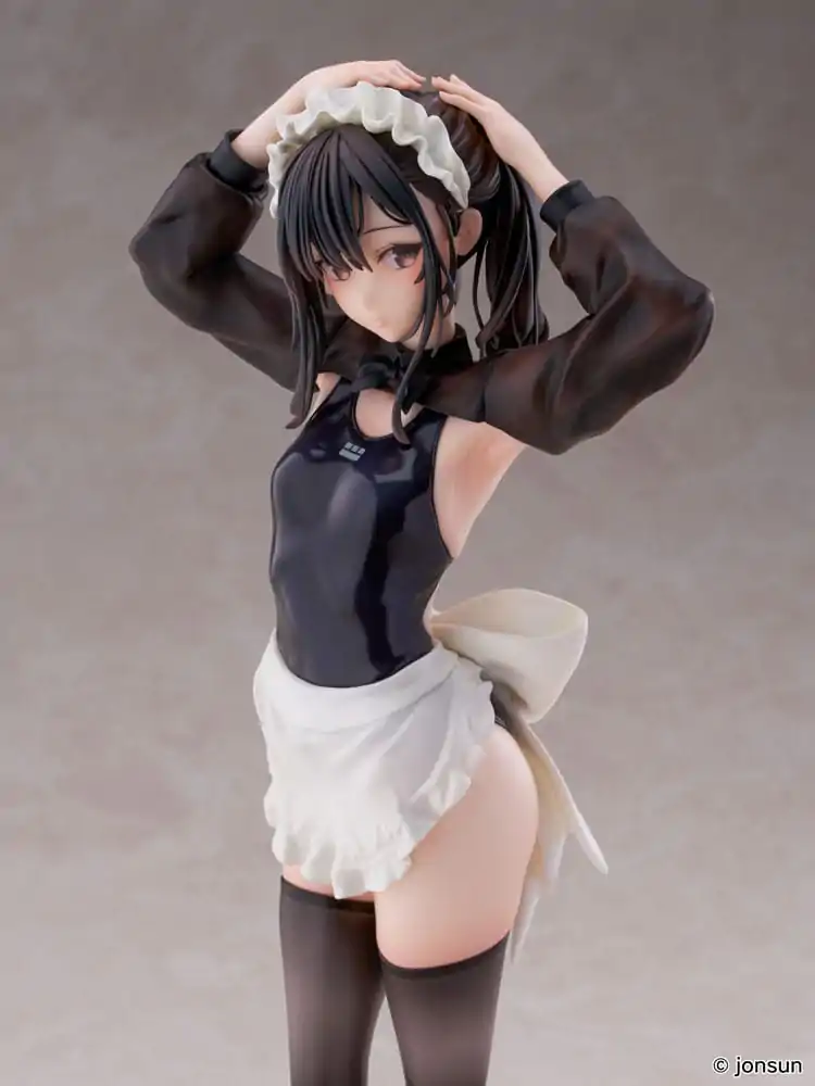 Original Character 1/6 Sakura Shiori Competition Swimsuit Maid PVC szobor figura 27 cm termékfotó