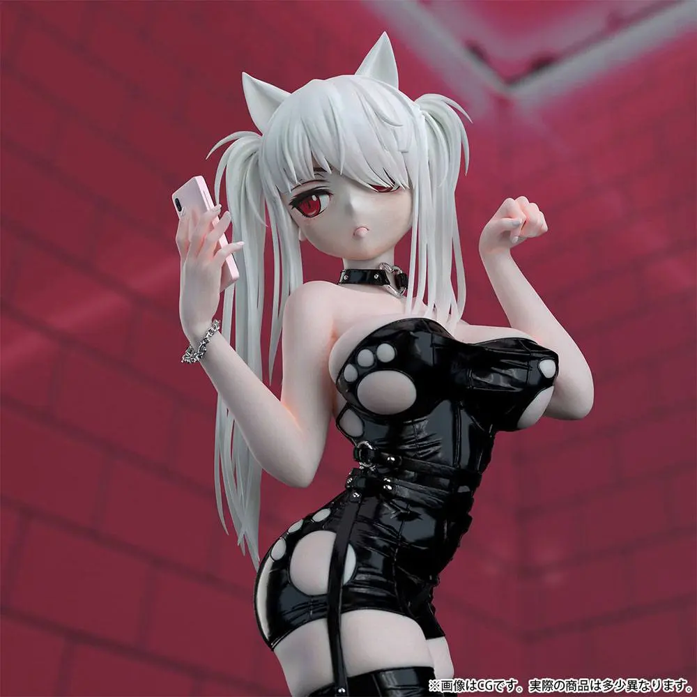 Original Character 1/6 Selfie Cat Ear Girl szobor figura 20 cm termékfotó