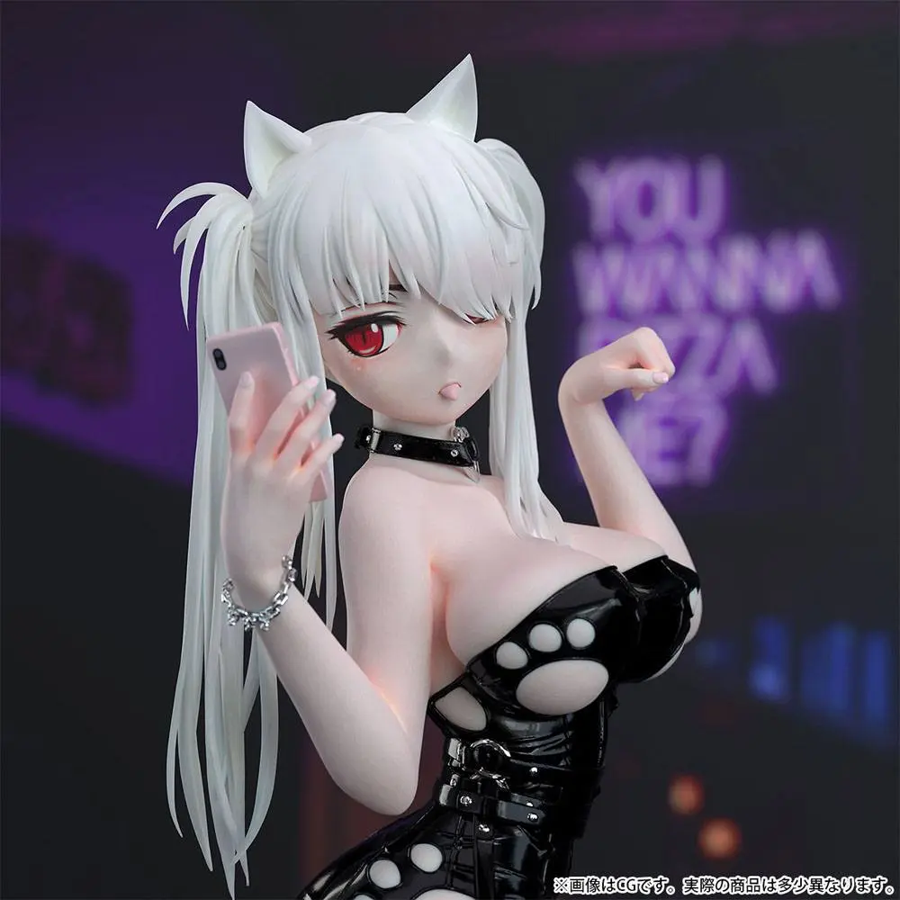 Original Character 1/6 Selfie Cat Ear Girl szobor figura 20 cm termékfotó