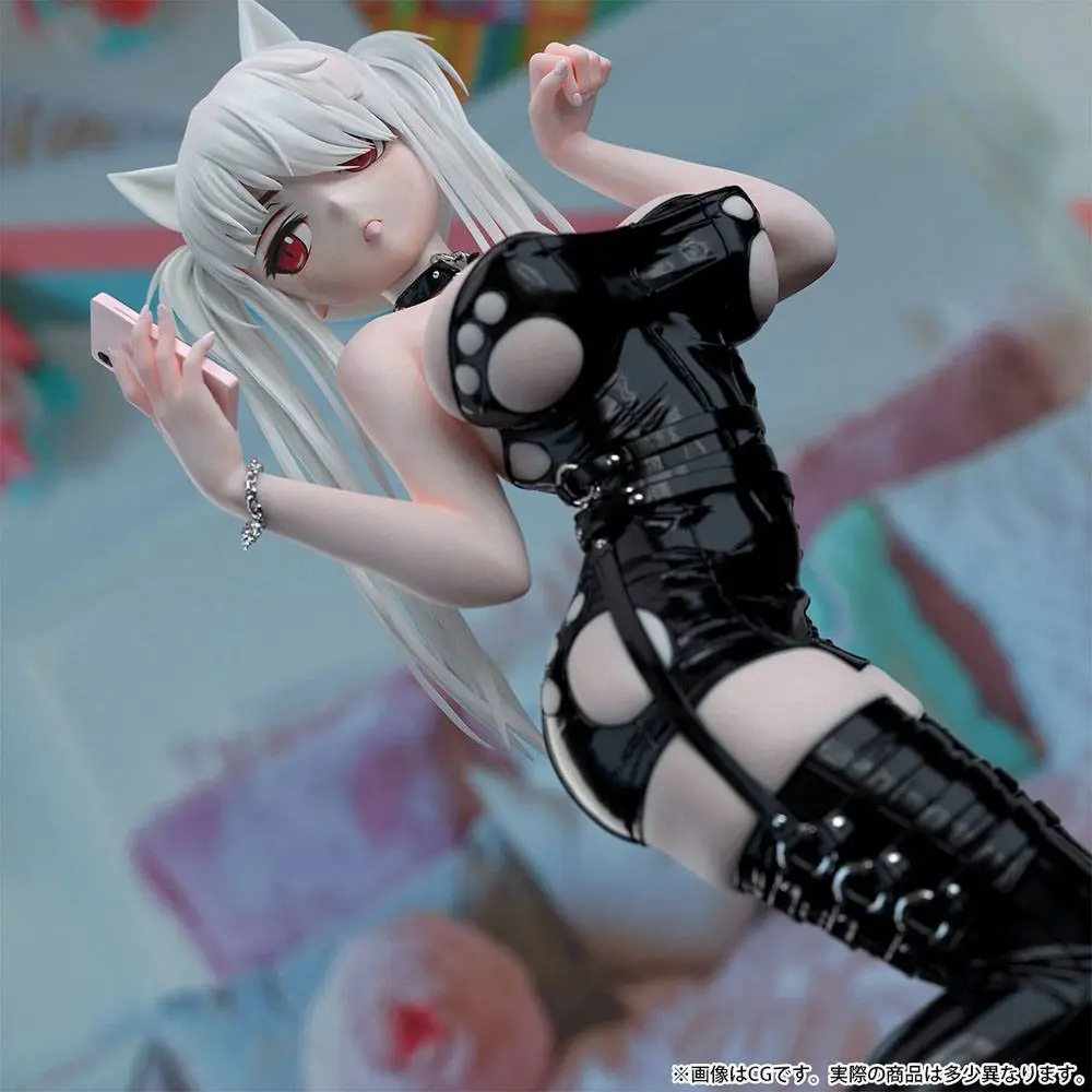 Original Character 1/6 Selfie Cat Ear Girl szobor figura 20 cm termékfotó