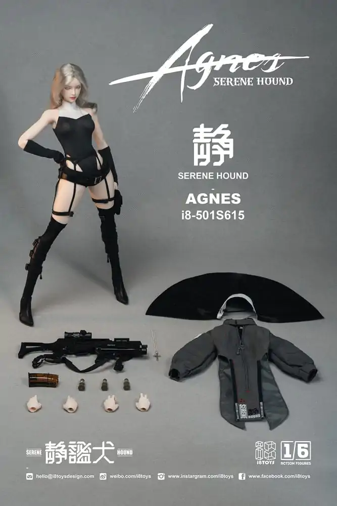 Original Character 1/6 Serene Hound &quot;Agnes&quot; akciófigura 30 cm termékfotó